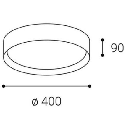 LED2 - LED Лампа MILA LED/30W/230V 3000/4000K