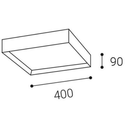 LED2 - LED Лампа MILO LED/30W/230V бяла 3000/4000K