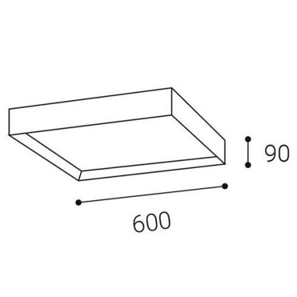 LED2 - LED Лампа MILO LED/60W/230V 3000/4000K