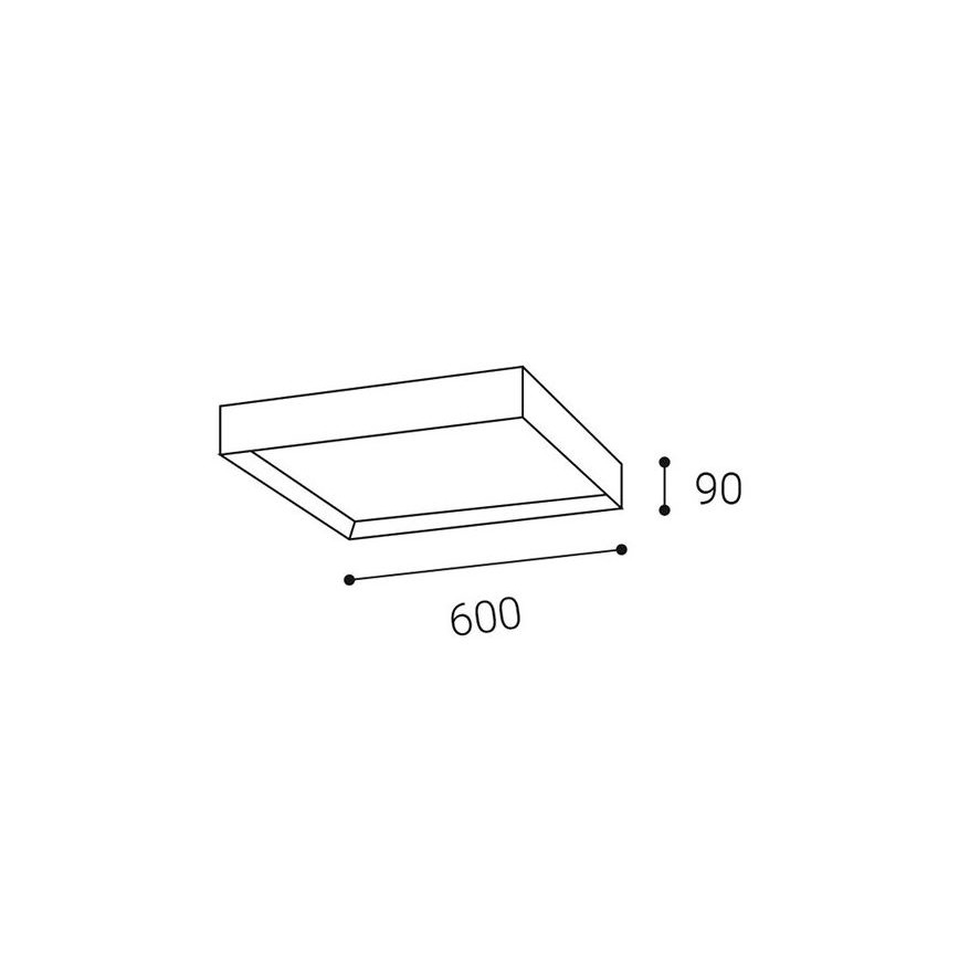 LED2 - LED Лампа MILO LED/60W/230V 3000/4000K