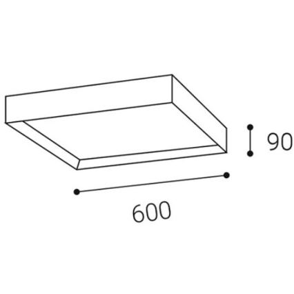 LED2 - LED Лампа MILO LED/60W/230V бяла 3000/4000K