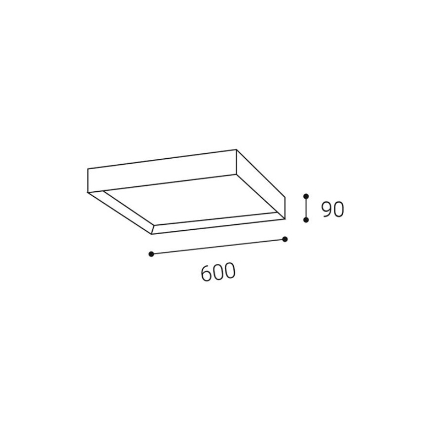 LED2 - LED Лампа MILO LED/60W/230V бяла 3000/4000K