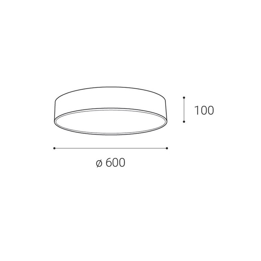 LED2 - LED Лампа MONO LED/60W/230V 3000/4000K бяла