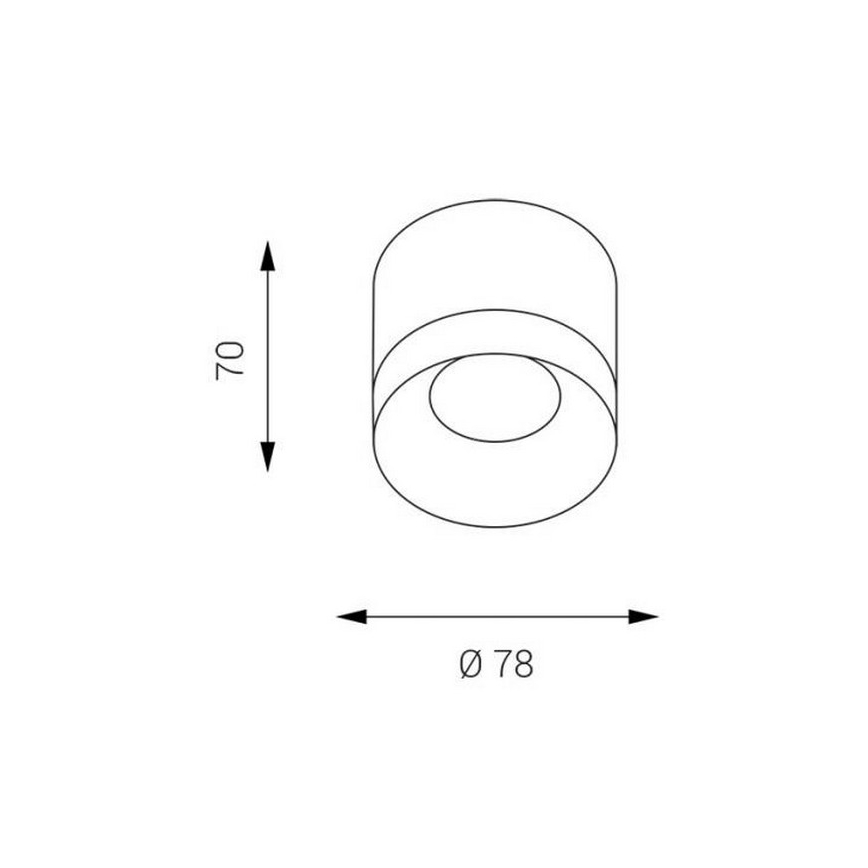 LED2 - LED Лампа TINY LED/8W/230V бяла