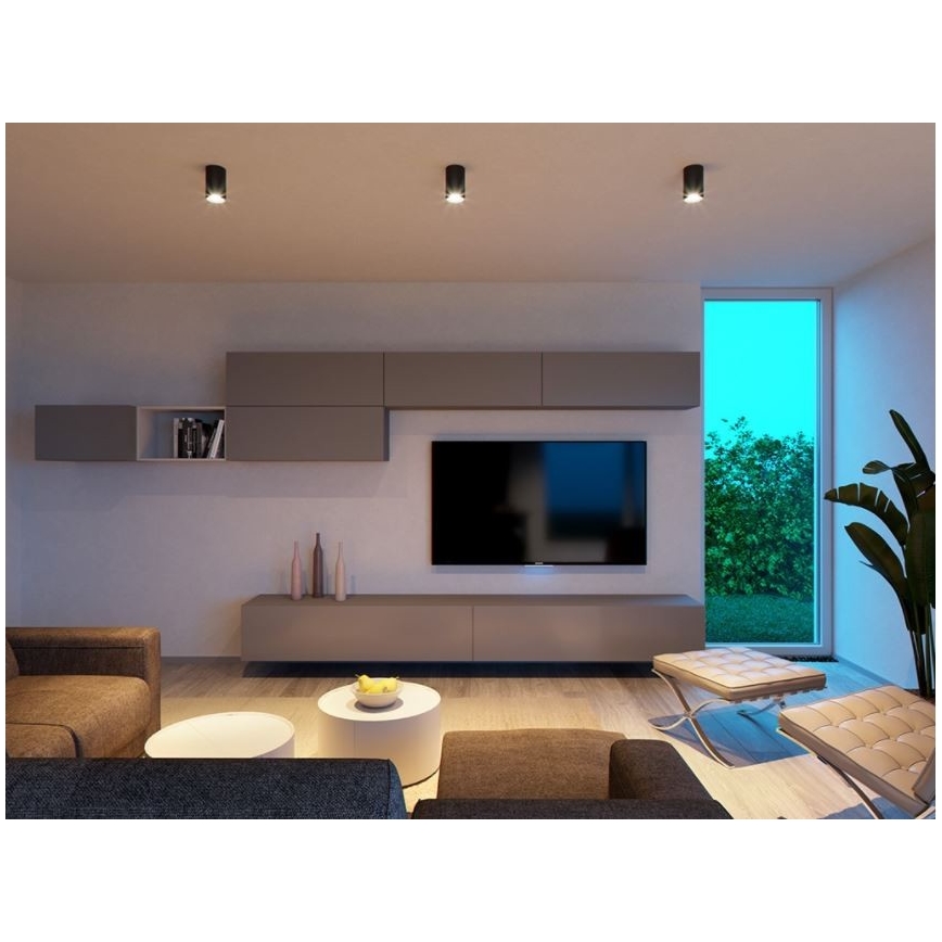 LED2 - LED Лампа TUBUS LED/9W/230V черна