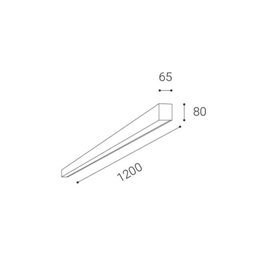 LED2 - LED Лампа за вграждане LINO LED/30W/230V 3000/3500/4000 бяла