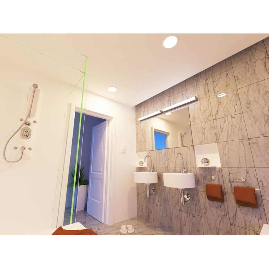 LED2 - LED Лампа за вграждане в баня SLIM LED/10W/230V IP43 CRI 90