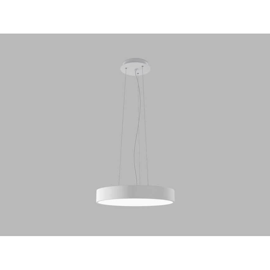 LED2 - LED люстра на кабел MONO SLIM LED/30W/230V 3000K/4000K Ø 40 см бяла