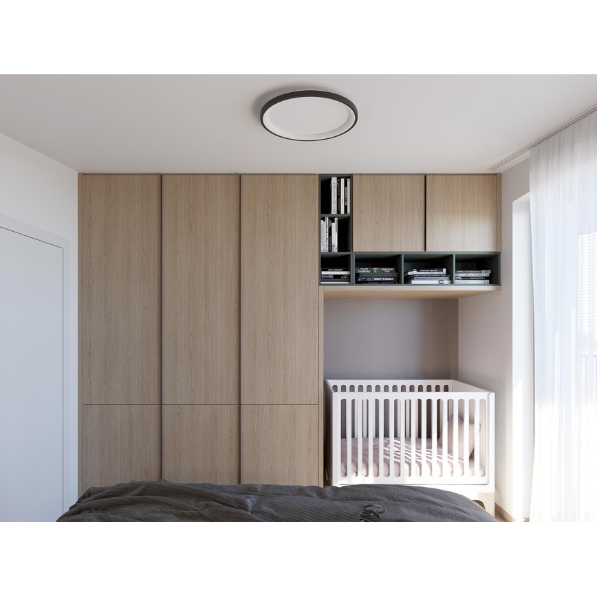 LED2 - LED Плафониера BELLA LED/48W/230V 3000K/4000K черен