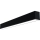 LED2 - LED Плафониера LINO LED/24W/230V 3000K/3500K/4000K черен 90 см