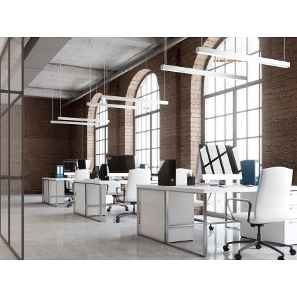 LED2 - LED полилей на кабел LINO LED/24W/230V 3000K/3500K/4000K 90 см черен