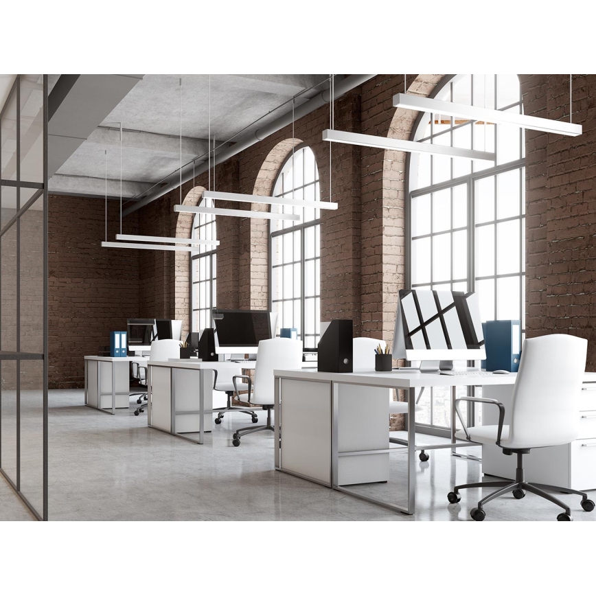 LED2 - LED полилей на кабел LINO LED/24W/230V 3000K/3500K/4000K 90 см черен