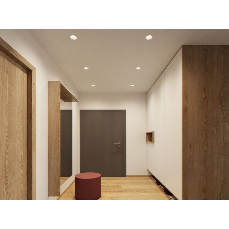 LED2 - LED Спот за вграждане RAY LED/10W/230V бял IP44