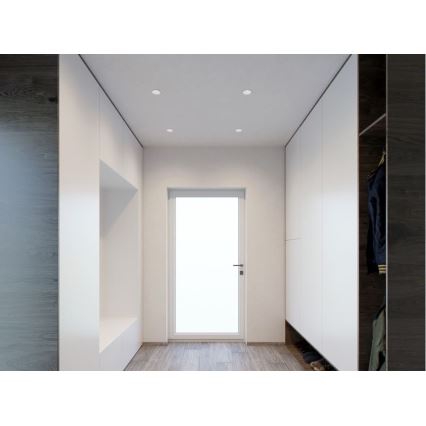 LED2 - LED Спот за вграждане RAY LED/10W/230V бял IP44