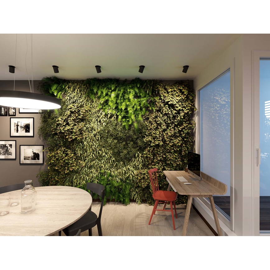 LED2 - LED suspended таван лампа HIDE LED/20W/230V CRI 90 черен