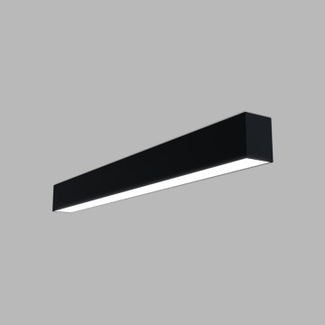 LED2 - LED таванно осветително тяло LINO LED/24W/230V 3000/3500/4000K 90 см черно