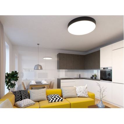 LED2 - LED таванно осветително тяло MONO LED/60W/230V 3000/4000K черно