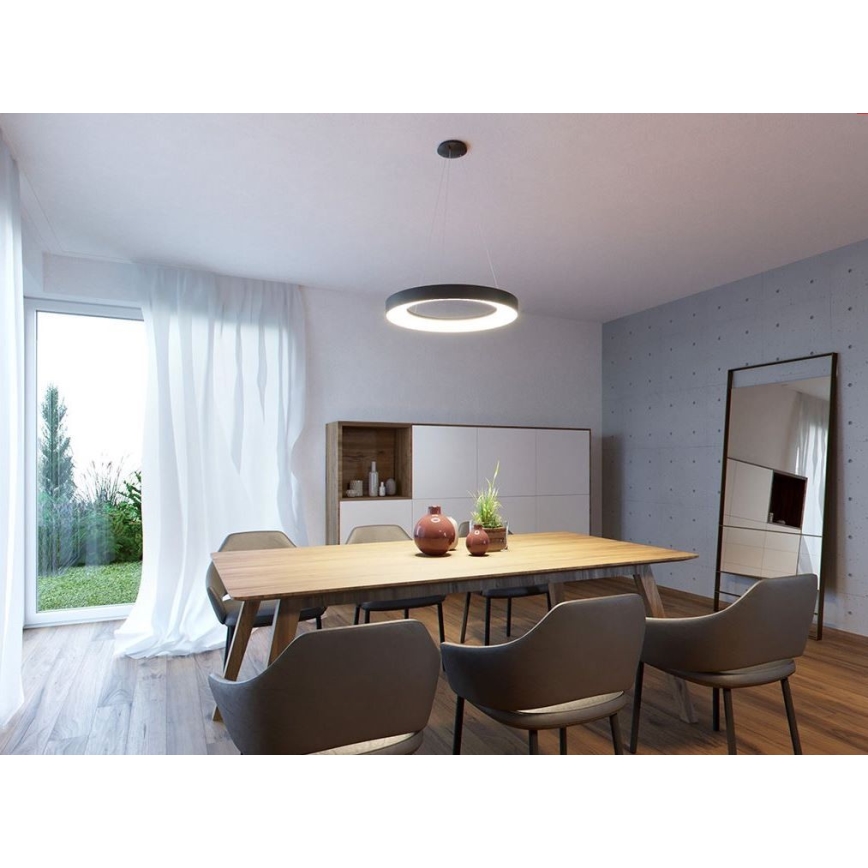 LED2 - LED Висящ полилей BELLA LED/40W/230V 3000/4000K черен