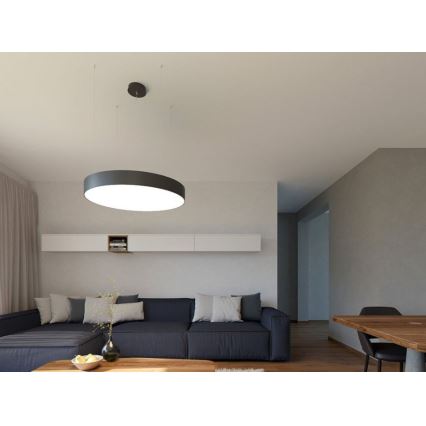 LED2 - LED Висящ полилей MONO LED/60W/230V 3000/4000K черен