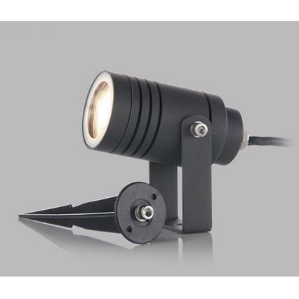 LED2 - Прожектор NAVY 1xGU10/42W/230V антрацит IP54