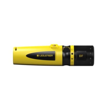 Ledlenser EX7 - димируем LED фенер, 3xAA, IP68, 200 lm, жълт