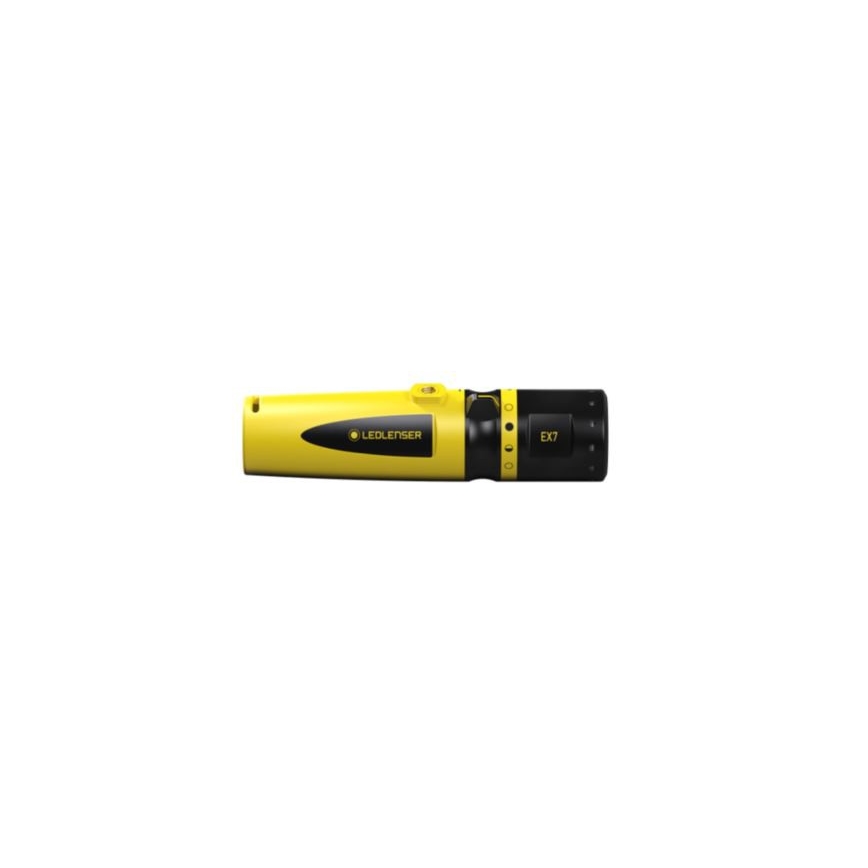 Ledlenser EX7 - димируем LED фенер, 3xAA, IP68, 200 lm, жълт