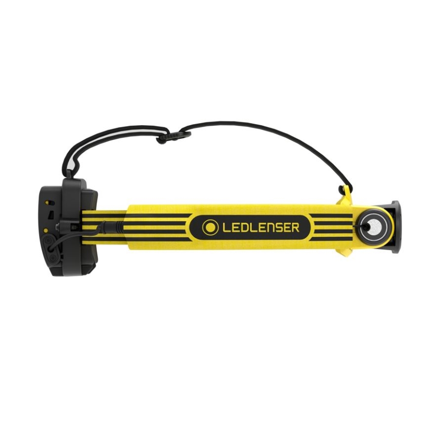 Ledlenser EXH6R - LED димируема презареждаема челна лампа LED/1900 mAh IP68 250 lm 15 ч жълта