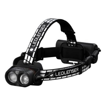 Ledlenser H19R SIGNATURE - LED челна лампа с регулируема яркост, презареждаема, 4800 mAh, IP68, 4000 lm, 20 ч, черна