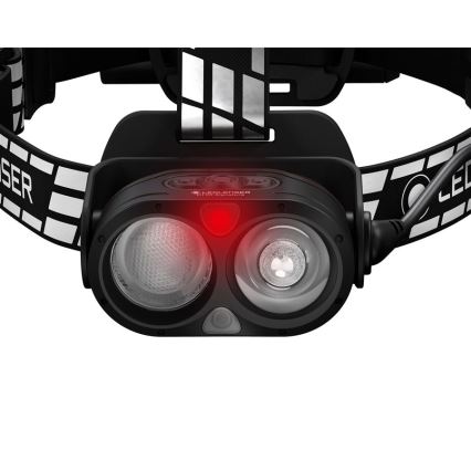 Ledlenser H19R SIGNATURE - LED челна лампа с регулируема яркост, презареждаема, 4800 mAh, IP68, 4000 lm, 20 ч, черна