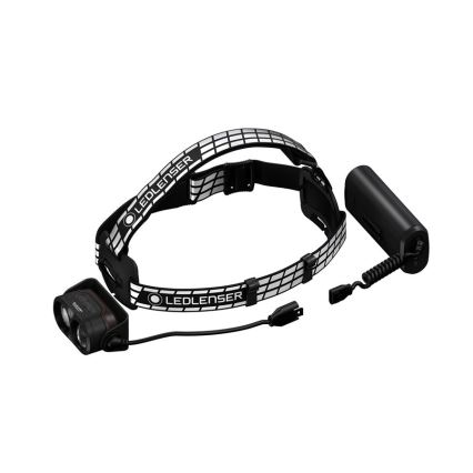 Ledlenser H19R SIGNATURE - LED челна лампа с регулируема яркост, презареждаема, 4800 mAh, IP68, 4000 lm, 20 ч, черна