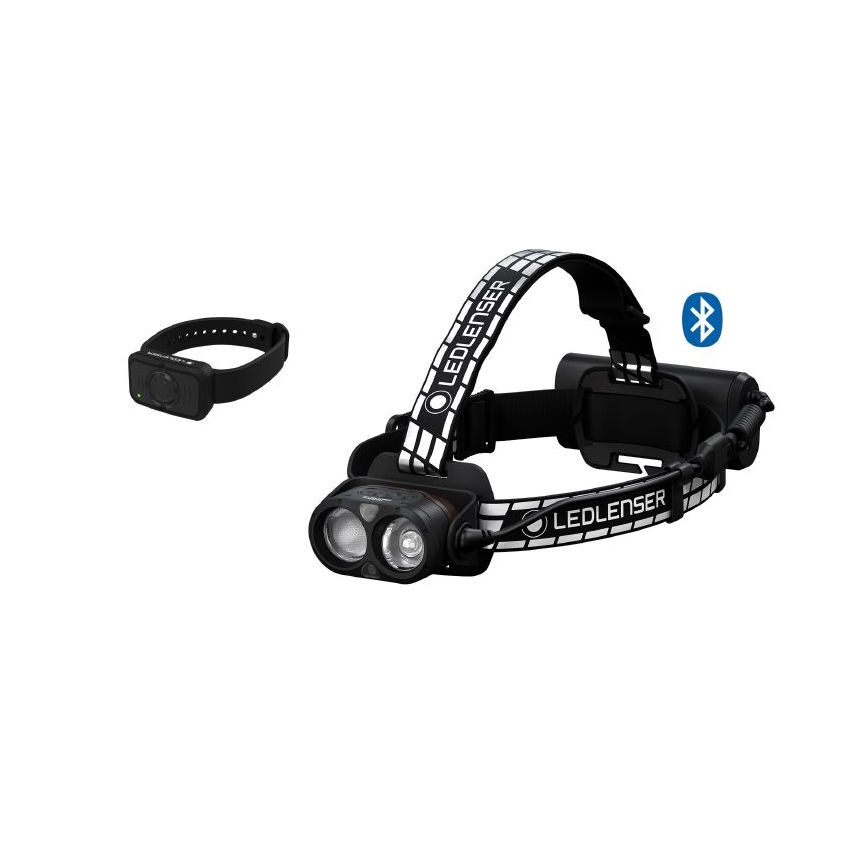 Ledlenser H19R SIGNATURE - LED челна лампа с регулируема яркост, презареждаема, 4800 mAh, IP68, 4000 lm, 20 ч, черна