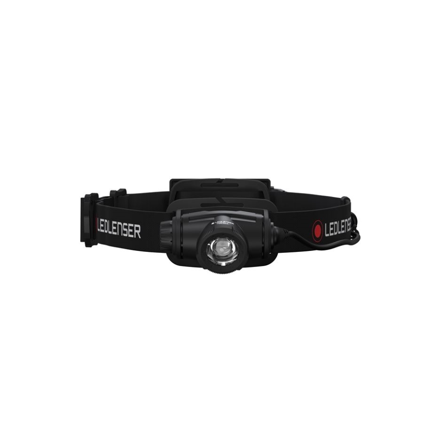 Ledlenser H5R CORE - презареждаема LED челна лампа с регулируема яркост, LED/1800 mAh, IP67, 500 lm, 50 ч, черна