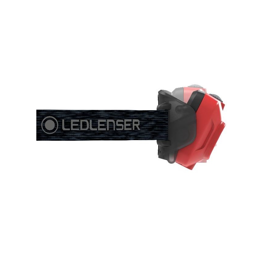 Ledlenser HF4R Core - Презареждаема челна лампа с регулируема яркост LED/1000 mAh IP68 500 лм 35 ч червена