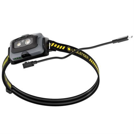 Ledlenser HF4R Work - LED димируема презареждаема челна лампа 1000 mAh IP68 500 лм 35 ч черна