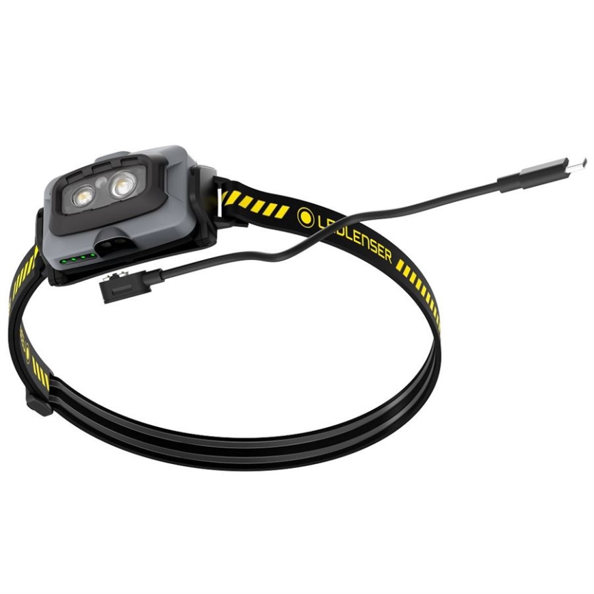 Ledlenser HF4R Work - LED димируема презареждаема челна лампа 1000 mAh IP68 500 лм 35 ч черна