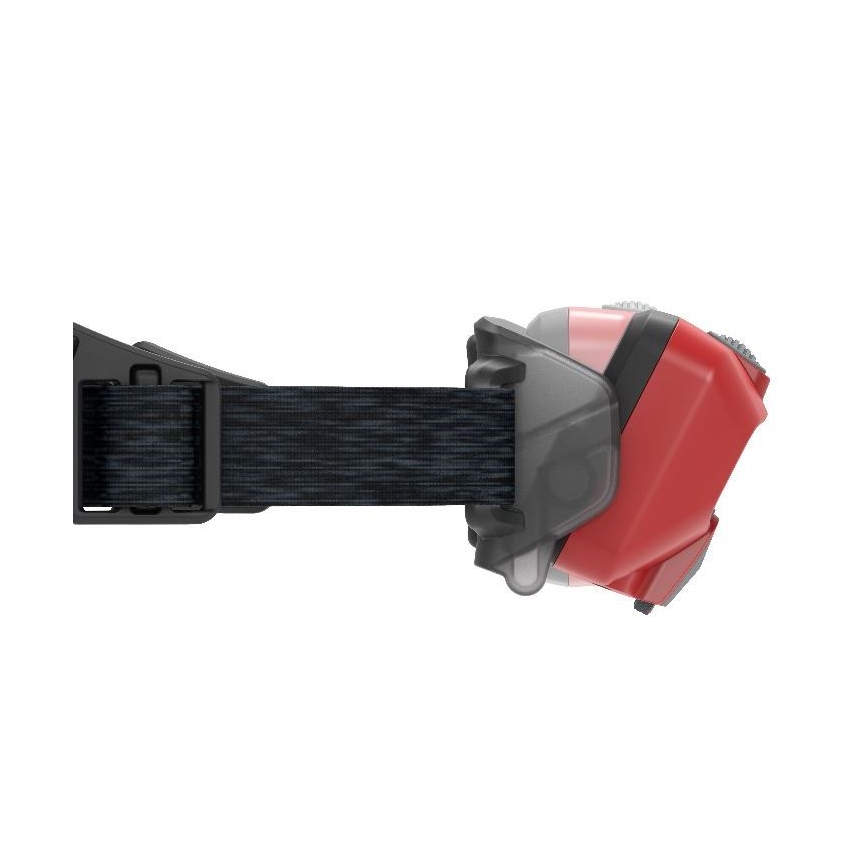 Ledlenser HF6R Core - Челна лампа с регулируема яркост, акумулаторна, LED/2000 mAh, IP68, 800 lm, 60 ч, червена