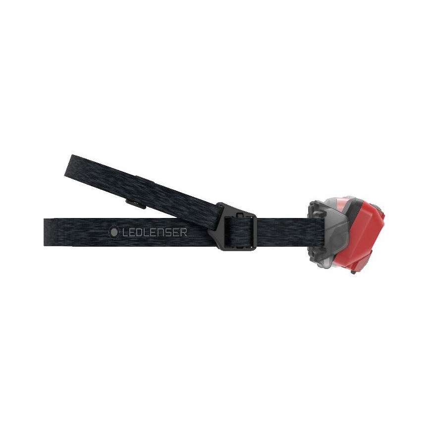 Ledlenser HF6R Core - Челна лампа с регулируема яркост, акумулаторна, LED/2000 mAh, IP68, 800 lm, 60 ч, червена