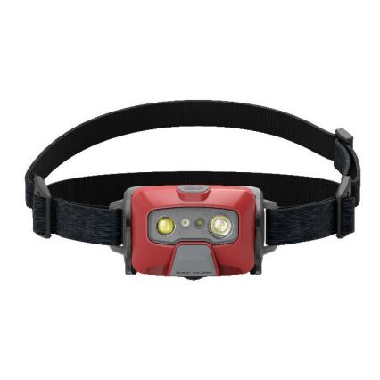 Ledlenser HF6R Core - Челна лампа с регулируема яркост, акумулаторна, LED/2000 mAh, IP68, 800 lm, 60 ч, червена