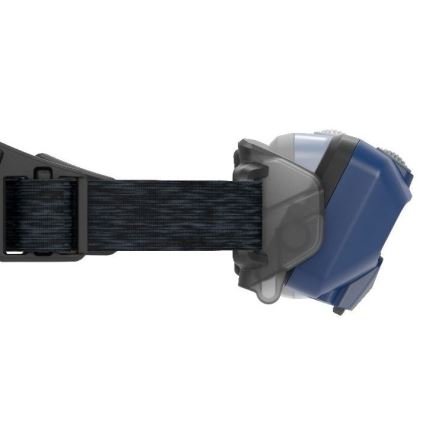 Ledlenser HF6R Core - LED налобен фенер с регулируема яркост, презареждаема батерия LED/2000 mAh, IP68, 800 lm, 60 h, син