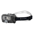Ledlenser HF8R Core - акумулаторен LED челник с регулируема яркост LED/2000 mAh IP68 800 lm 60 h сив