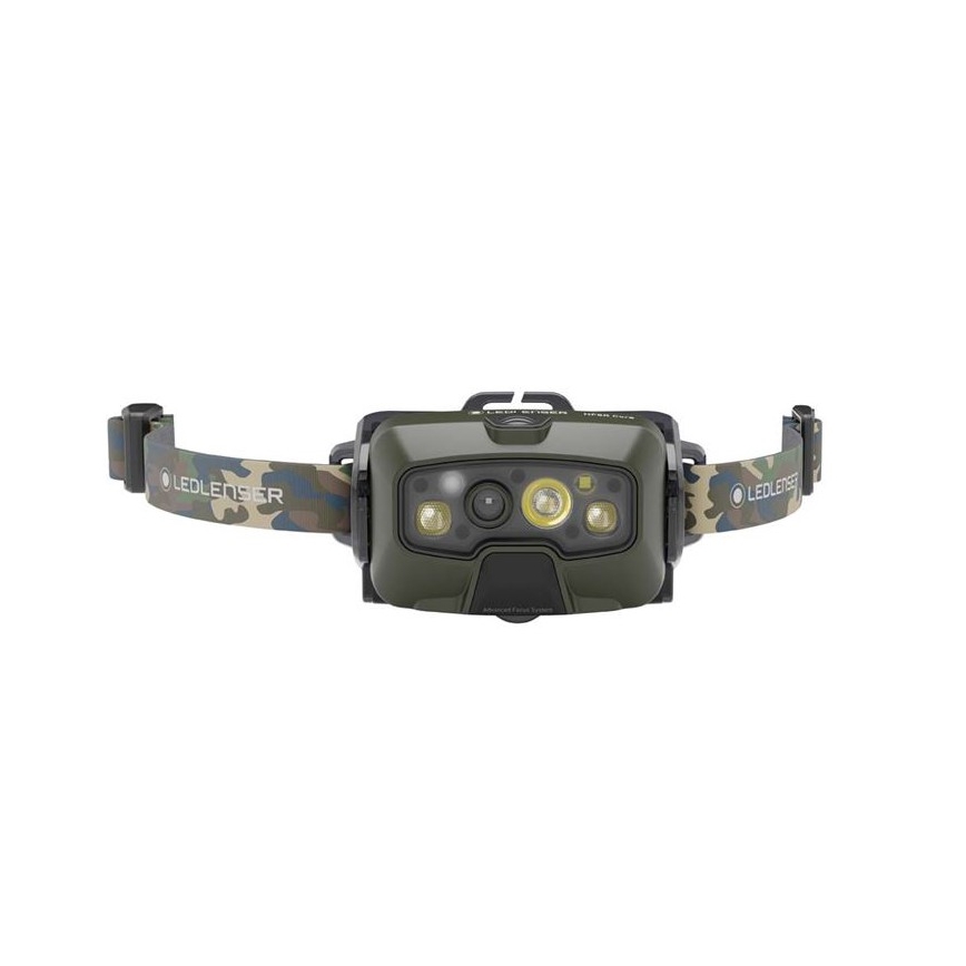 Ledlenser HF8R Core RGB - димируема презареждаема LED челна лампа LED/3700 mAh IP68 1600 lm 90h зелена