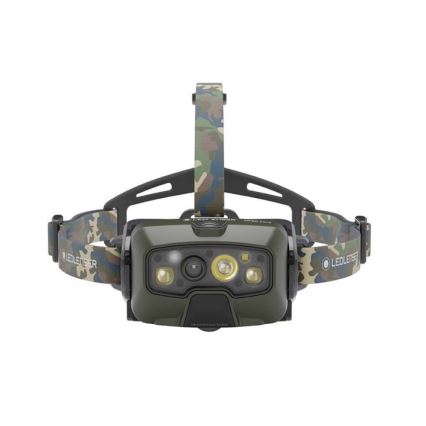 Ledlenser HF8R Core RGB - димируема презареждаема LED челна лампа LED/3700 mAh IP68 1600 lm 90h зелена