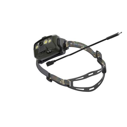 Ledlenser HF8R Core RGB - димируема презареждаема LED челна лампа LED/3700 mAh IP68 1600 lm 90h зелена