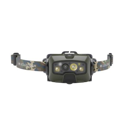 Ledlenser HF8R Core RGB - димируема презареждаема LED челна лампа LED/3700 mAh IP68 1600 lm 90h зелена