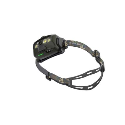 Ledlenser HF8R Core RGB - димируема презареждаема LED челна лампа LED/3700 mAh IP68 1600 lm 90h зелена