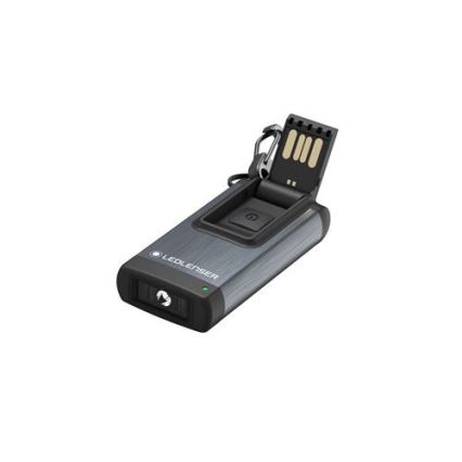 Ledlenser K4R GRAY - LED презареждаем джобен фенер с регулируема яркост LED/180 mAh IP2X 120 lm