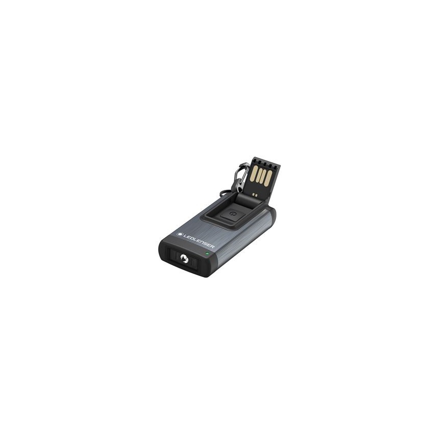 Ledlenser K4R GRAY - LED презареждаем джобен фенер с регулируема яркост LED/180 mAh IP2X 120 lm