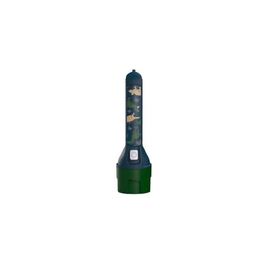 Ledlenser KIDBEAM4 DINO - LED детско фенерче с регулируема яркост LED/2xAAA IP44 зелено