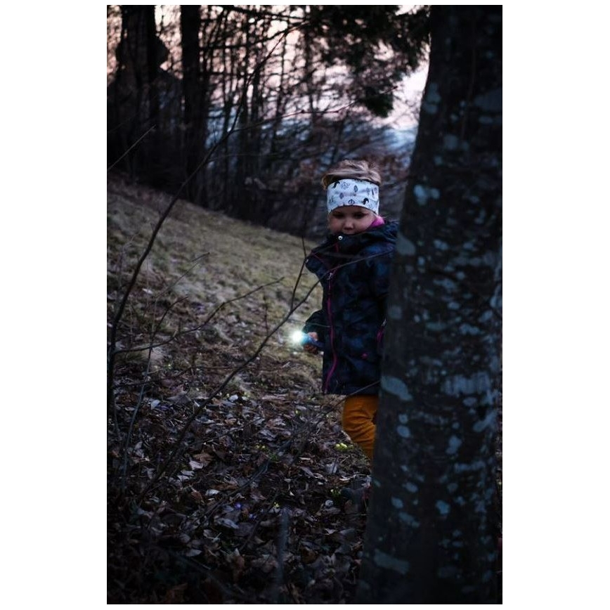 Ledlenser KIDBEAM4 RAINBOW - LED детско фенерче с регулируема яркост LED/2xAAA IP44 лилаво