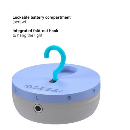 Ledlenser KIDCAMP6 RAINBOW - димируема преносима LED лампа LED/3xAAA IP44 синя